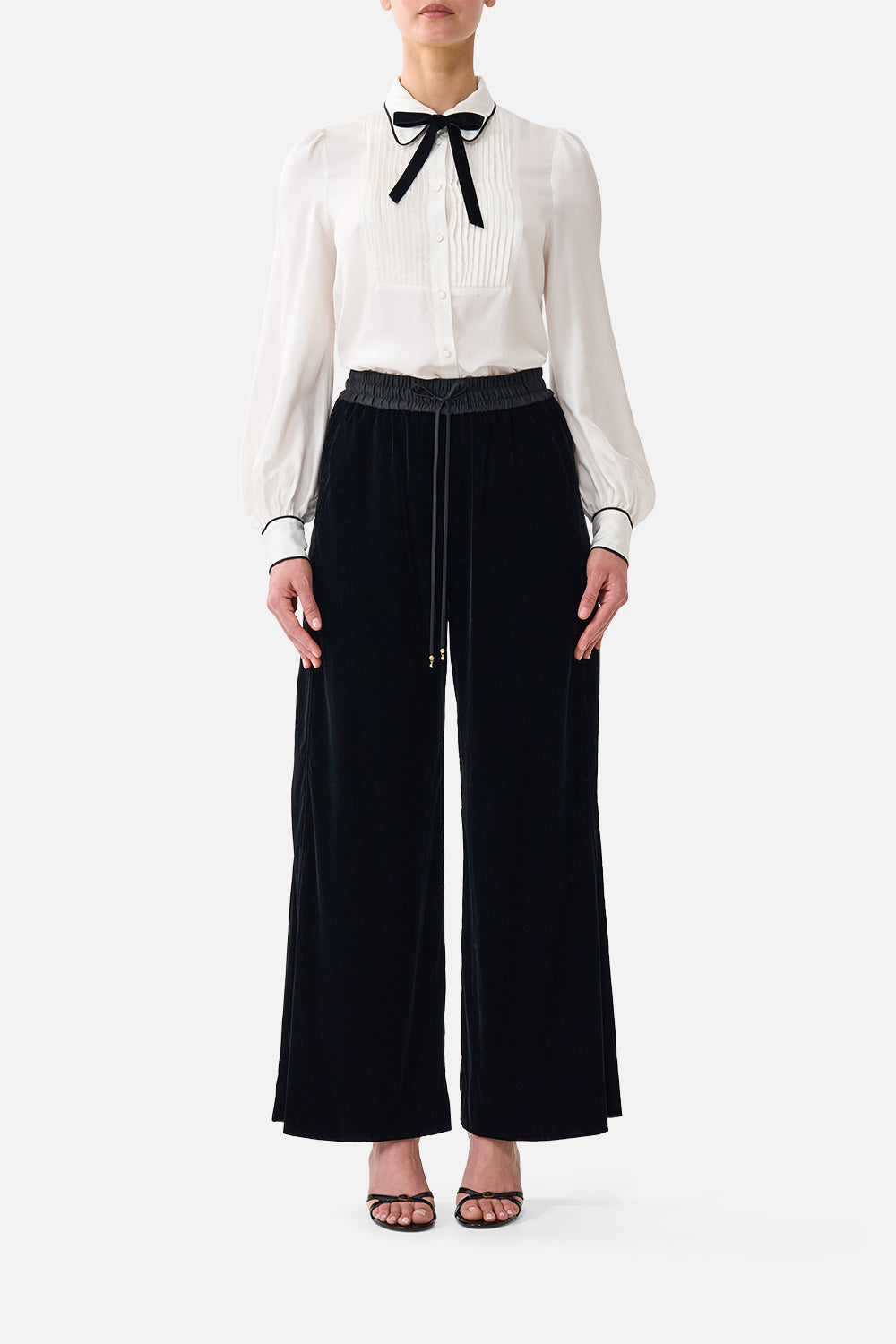 PANTALON DE JOGGING RELAX EN VELOURS CÔTELÉ AVEC EMPACEMENT LATÉRAL IMPRIMÉ LÉOPARD LIBERTINE