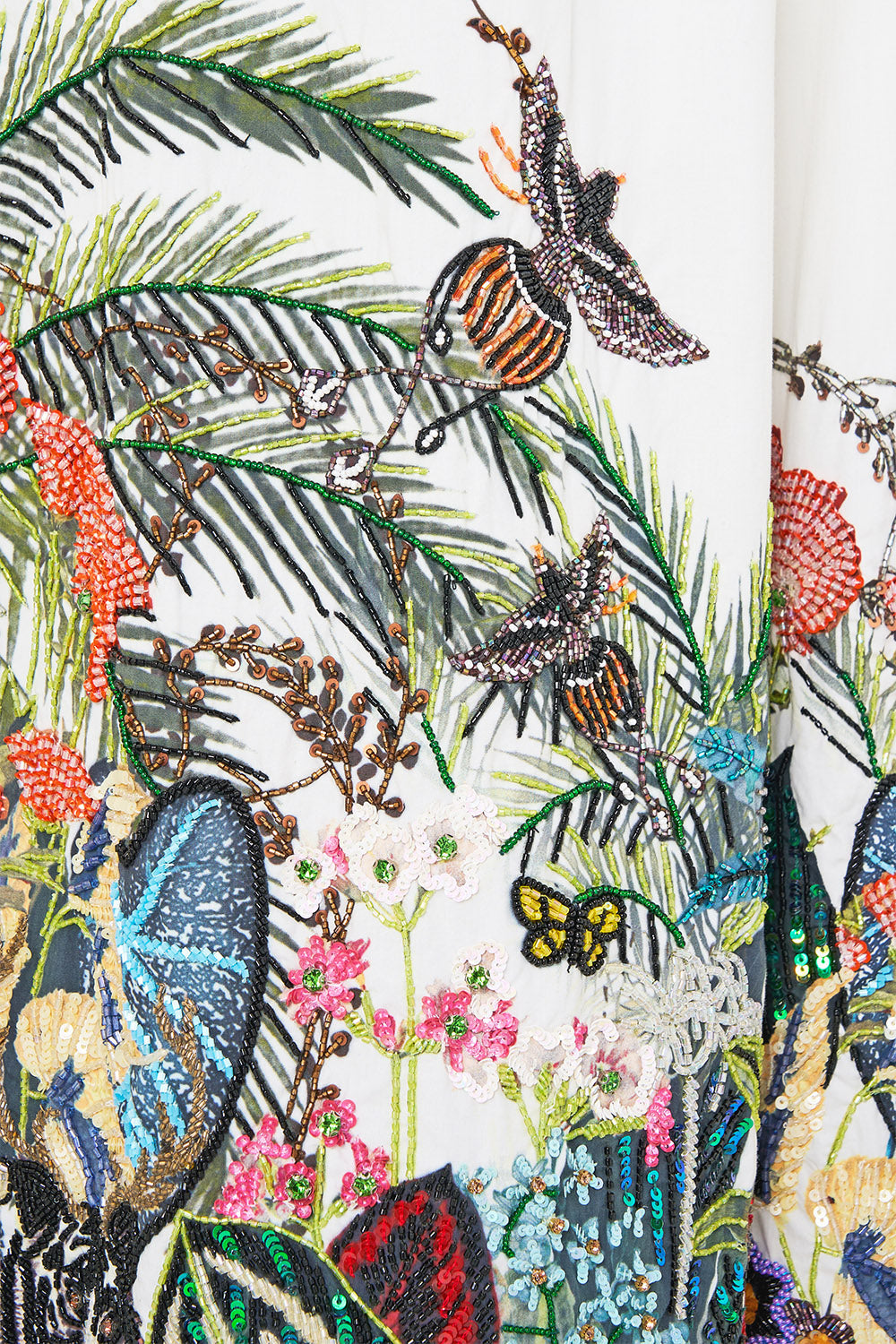 The CAMILLA Wide Leg Trouser With Front Pockets Wanderlust Empire in our Wanderlust Empire print.