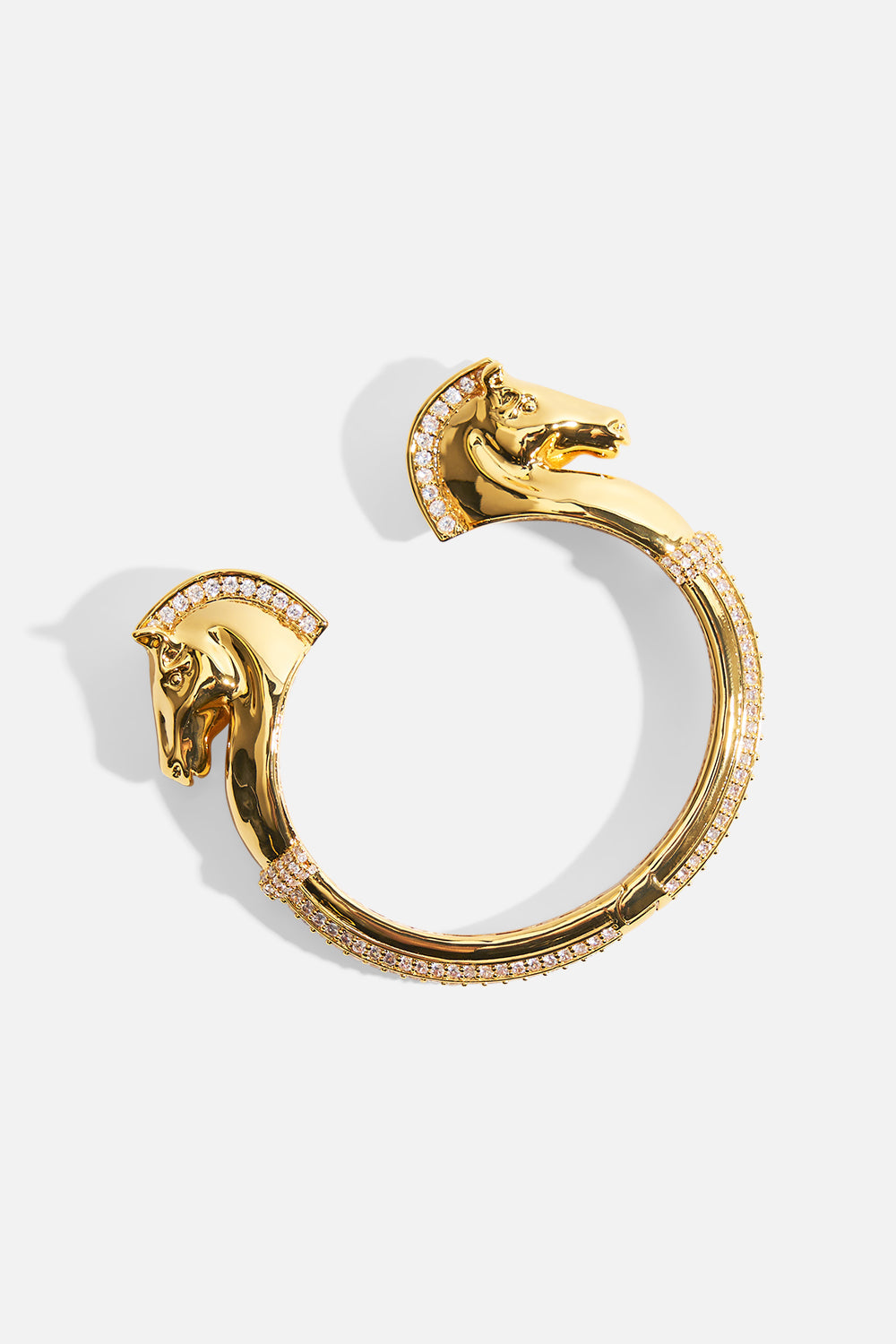 SAVAGE BEAUTY HORSE BANGLE GOLD