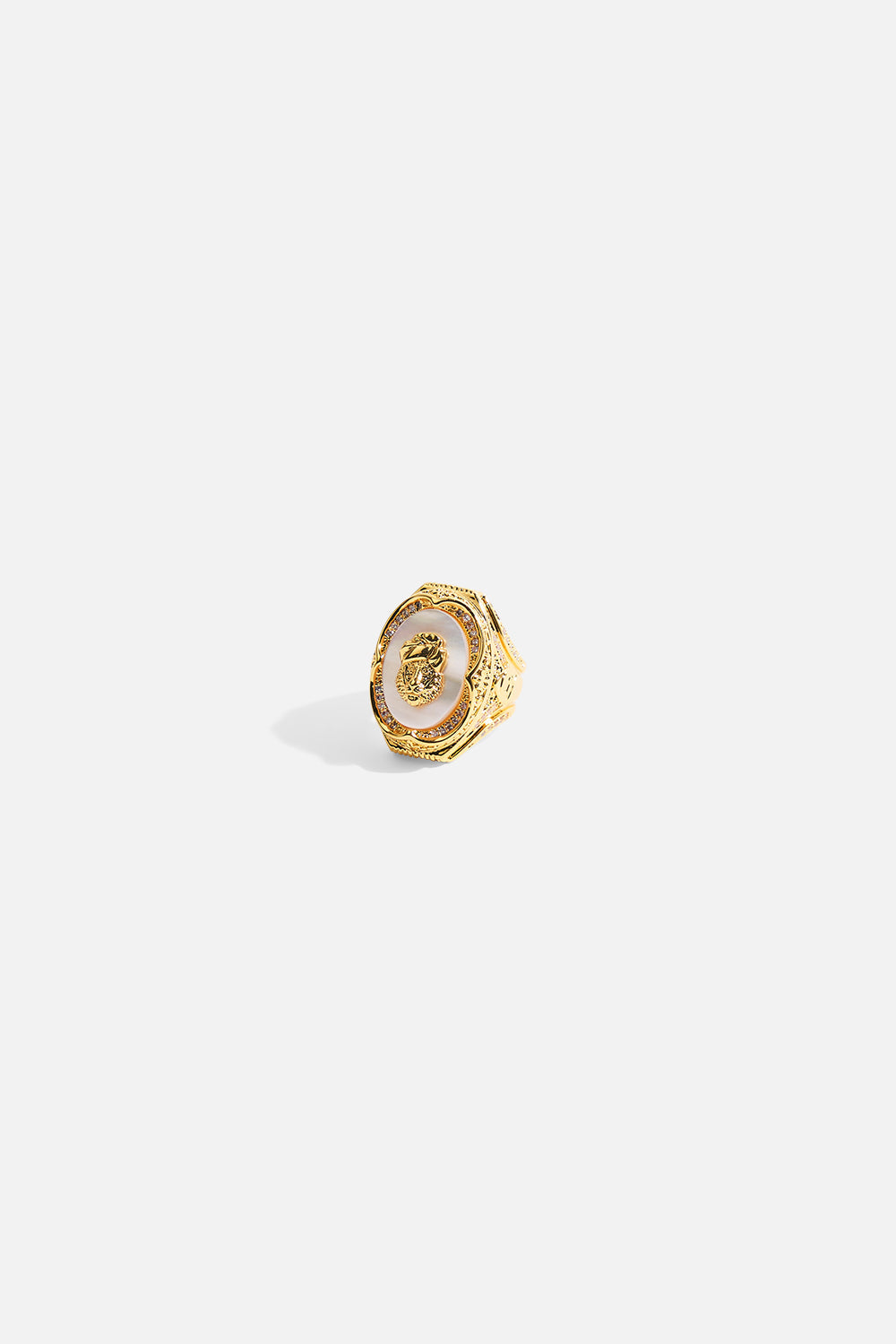 The CAMILLA RING SCARF CLUTCH SACROMONTE SEÑORITA in our  print.