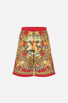 The CAMILLA Baggy Long Walk Short With Elastic Waist in our Meet Me At The Met print.