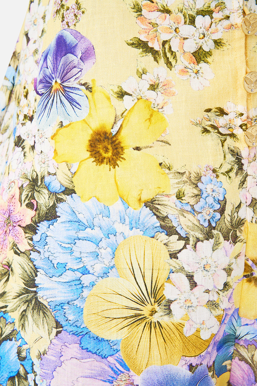 The CAMILLA JERSEY TURTLENECK ADORNED IN ARANJUEZ in our  print.