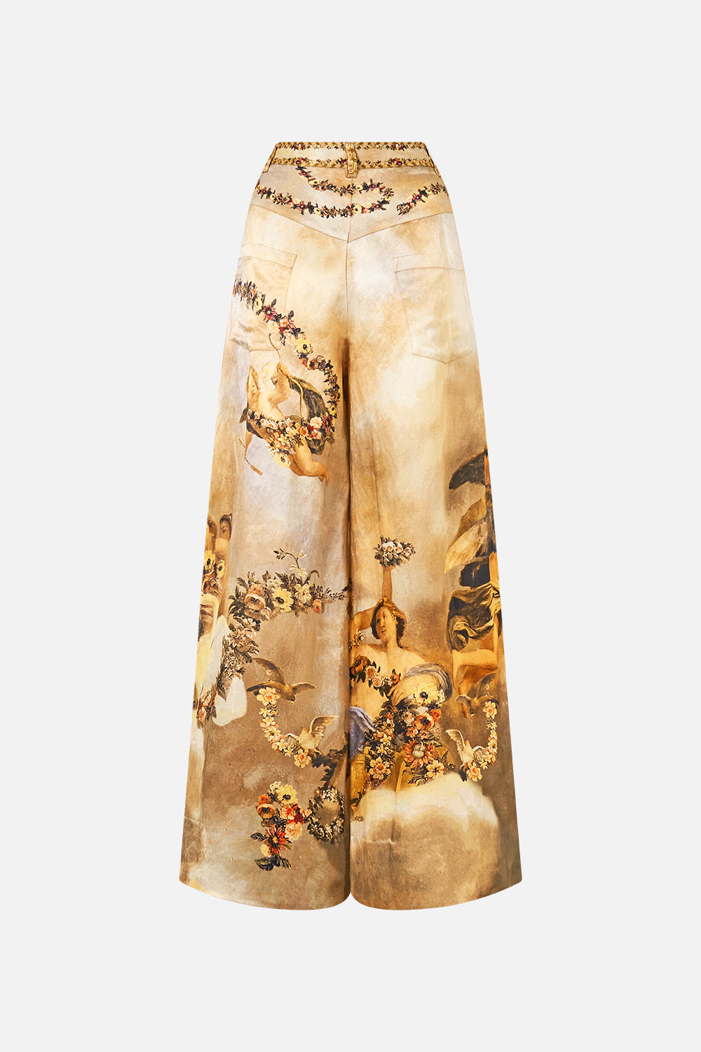 RELAXED TROUSER WITH BACK YOKE QUEEN OF BOHEMIA