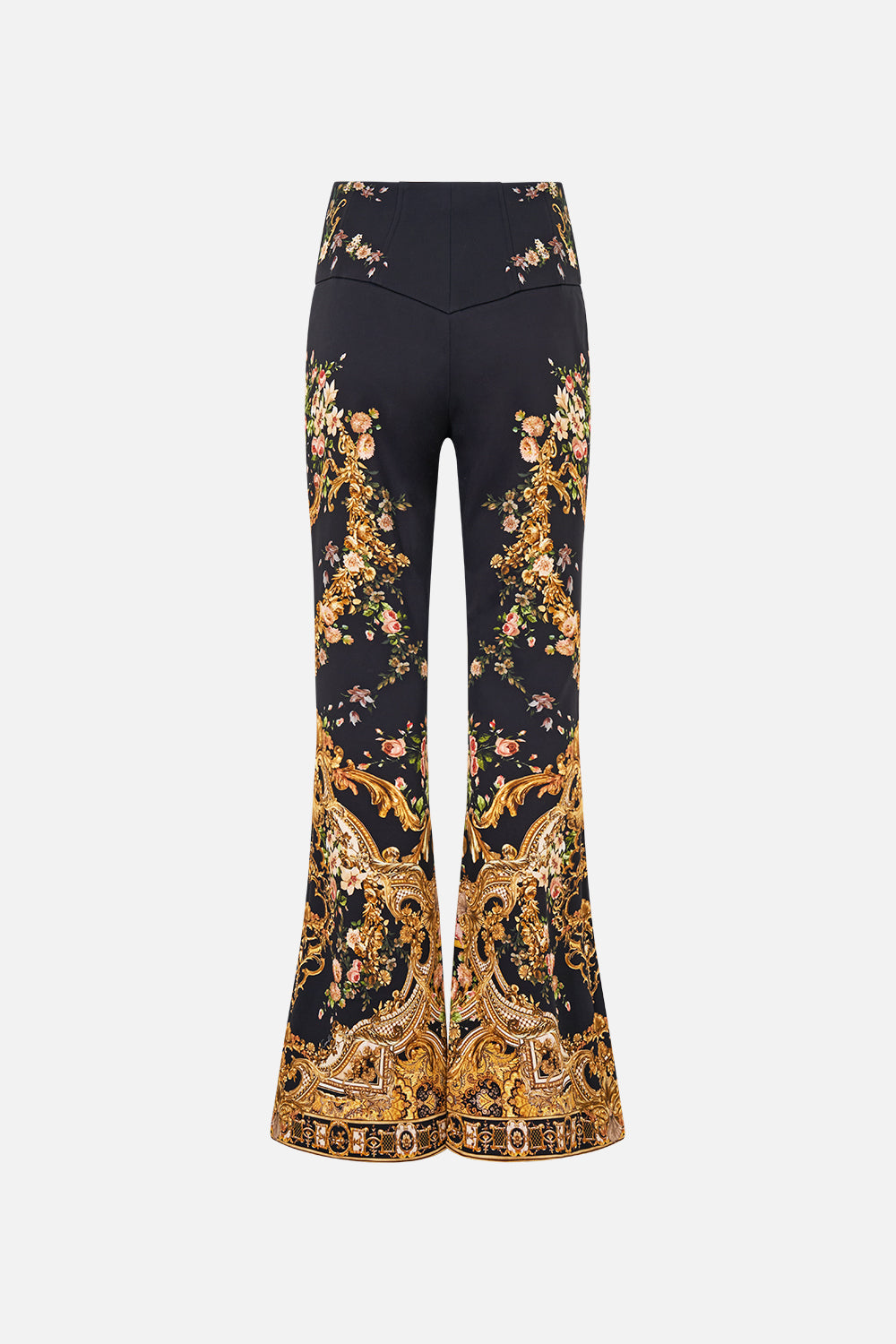 CORSET HIGH WAISTED FLARE TROUSER VERSAILLES OR DIE