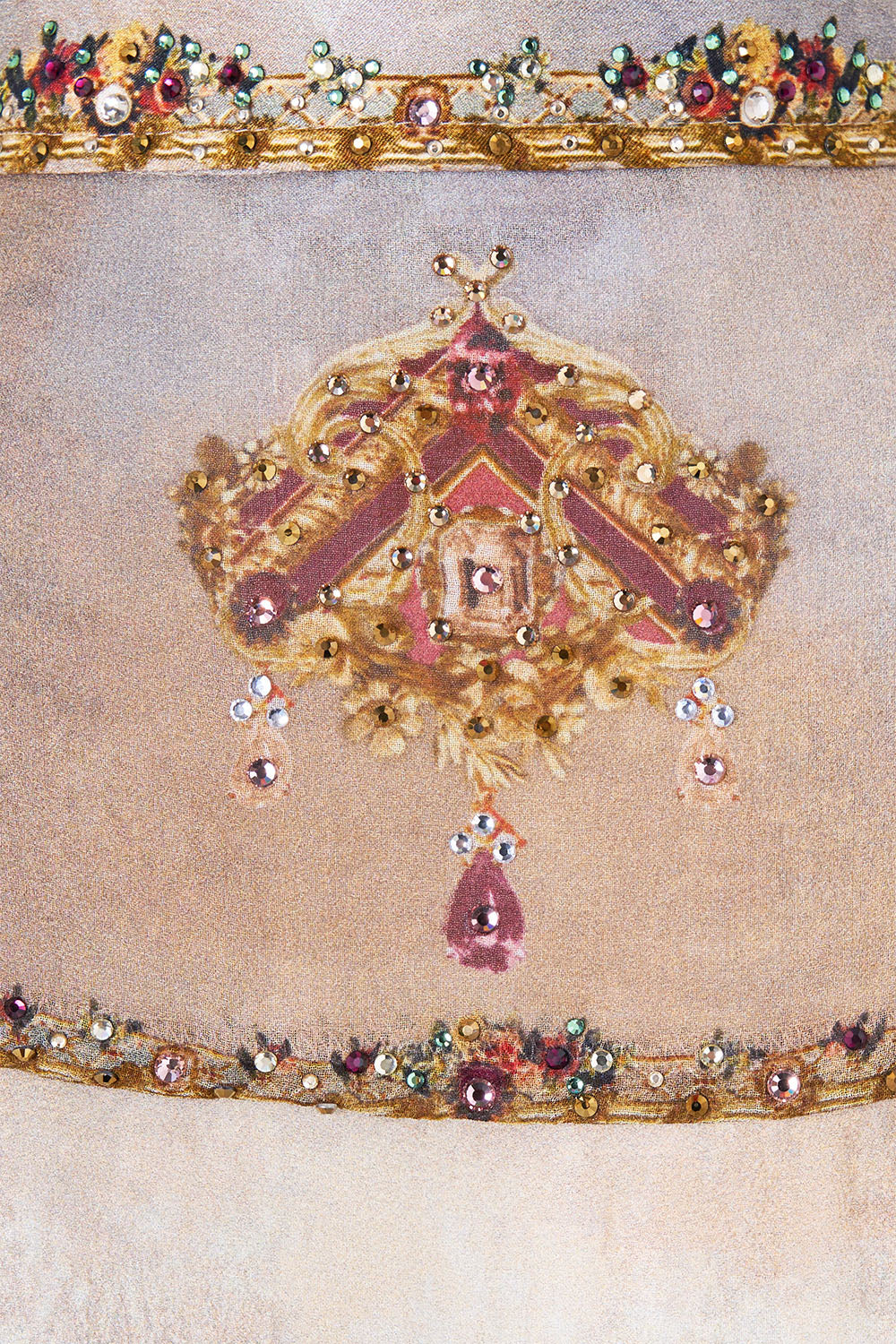 BUTTON FRONT LONG DRESS QUEEN OF BOHEMIA