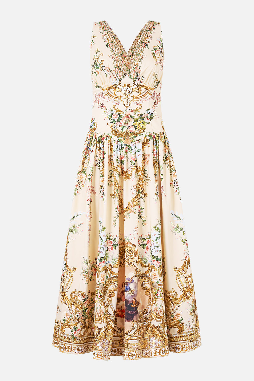CORSET WAIST MIDI DRESS A CERTAIN JE NE SAIS QUOI