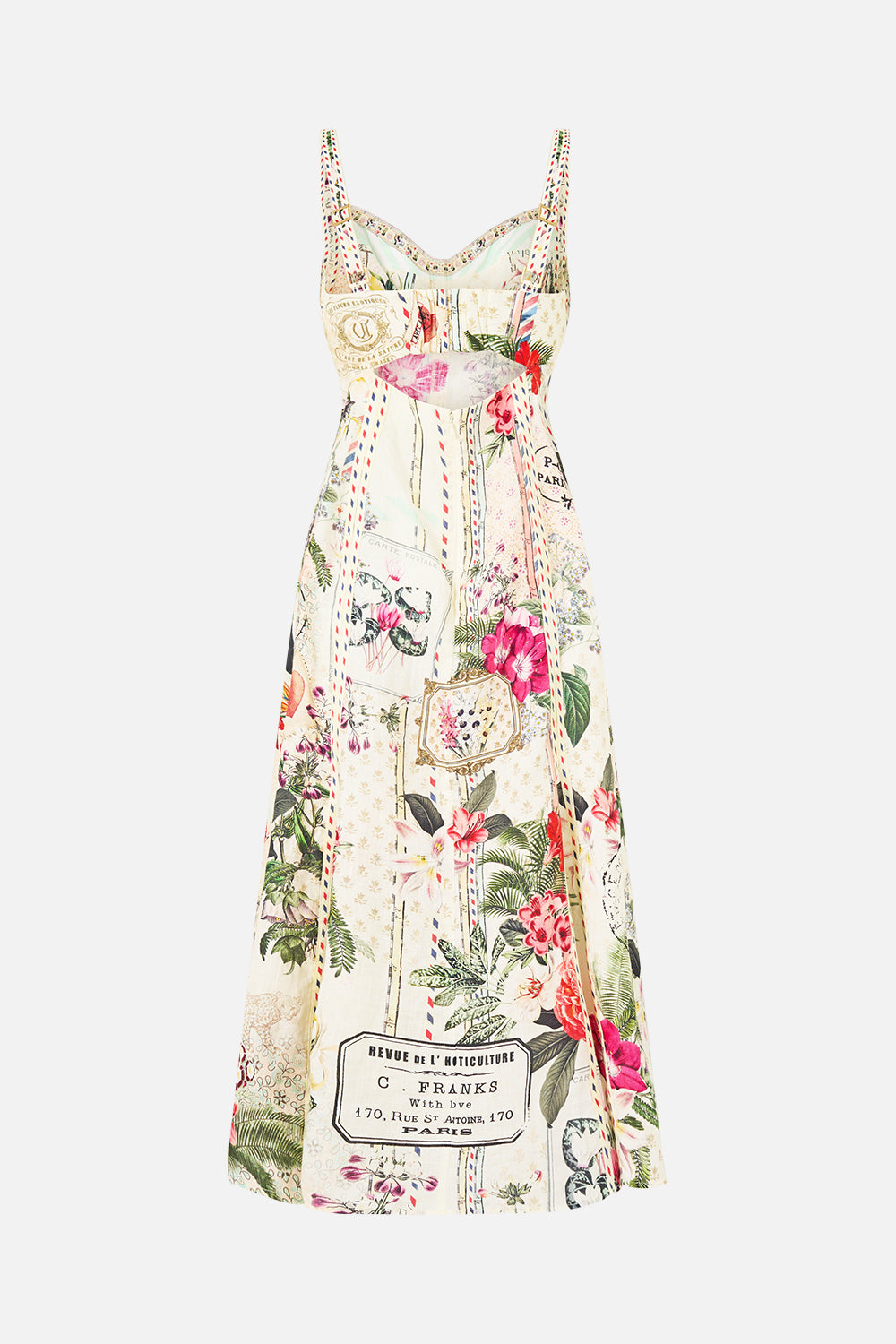 PANELLED MIDI DRESS LA BELLE BOTANIQUE