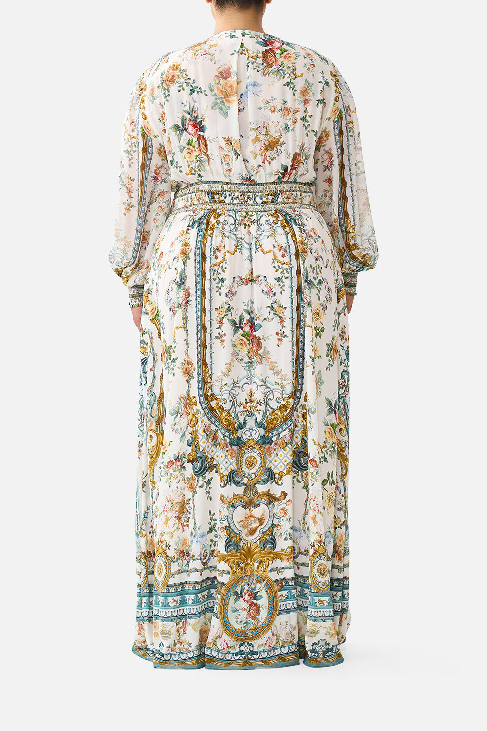 The Ballad Of The Bibliotheque Button Dress With Shaped Waistband