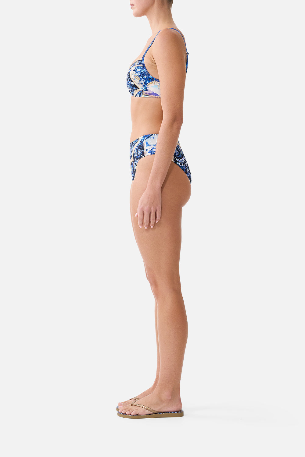 The Sweet Sacre Bleu Sweetheart Neck Underwire Moulded Bikini Top