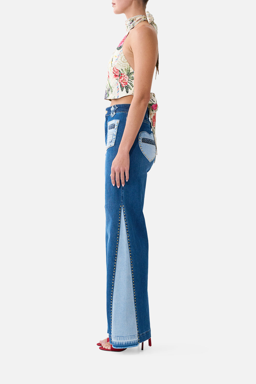 JENNA HIGH WAISTED FLARE DENIM