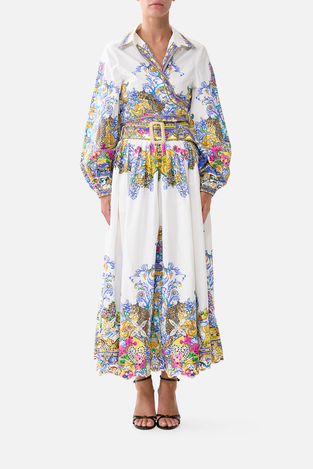The CAMILLA TRENCH COAT LIFE’S RICH TAPESTRY in our  print.