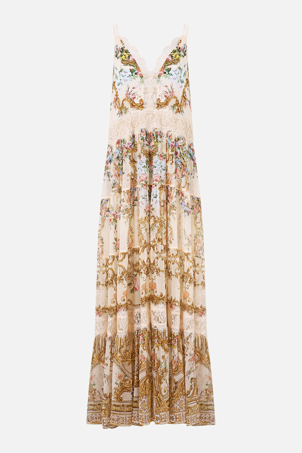 TRAPEZE TIERED DRESS WITH LINING A CERTAIN JE NE SAIS QUOI