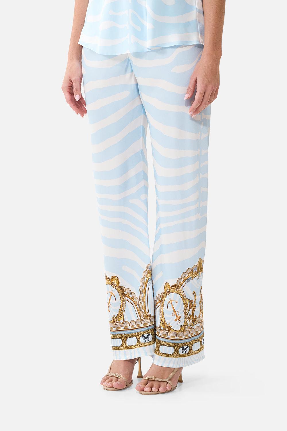 The Bias Cut Drawstring Pant in print Spirit Of Stripes