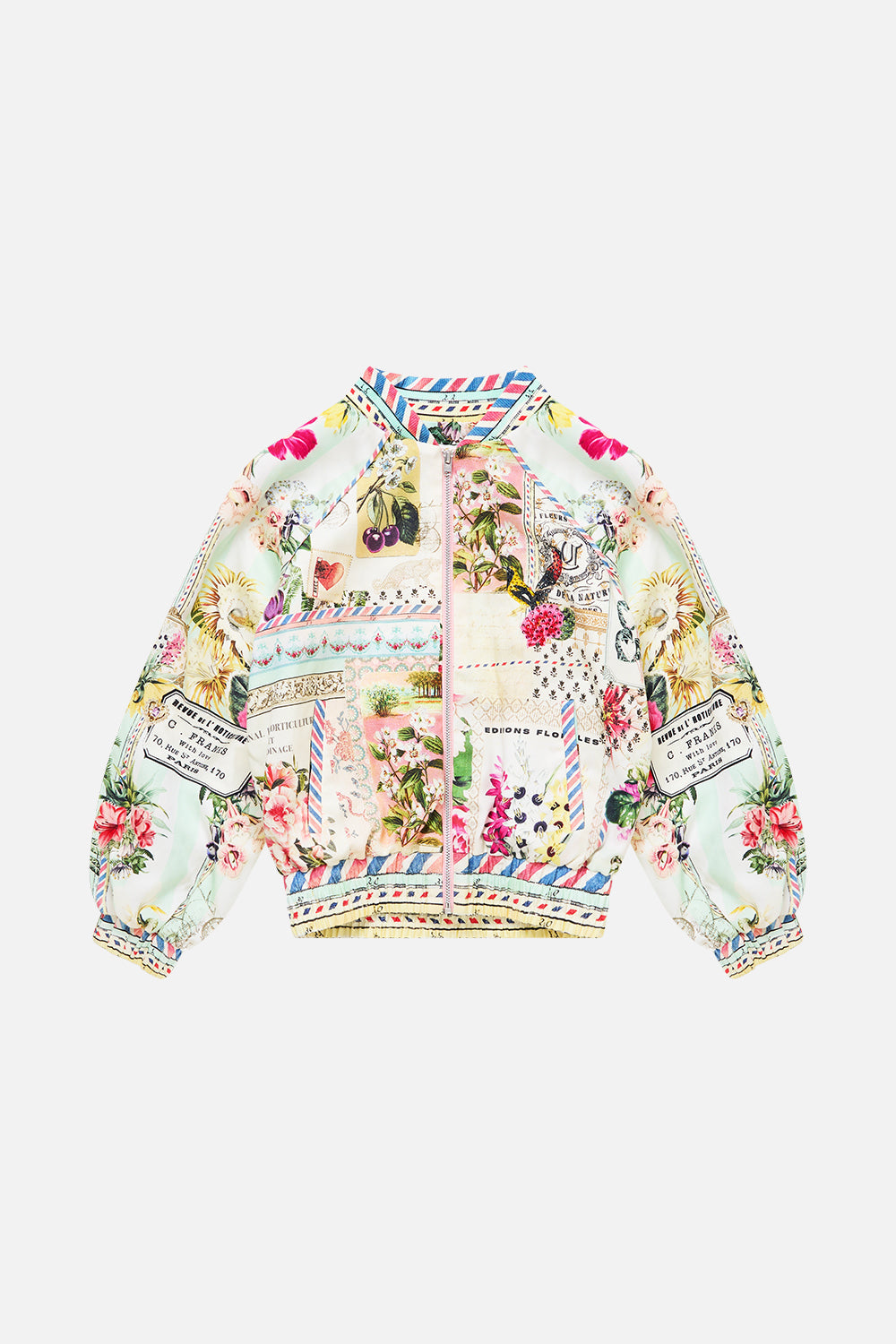 KIDS BLOUSON SLEEVE BOMBER JACKET LA BELLE BOTANIQUE
