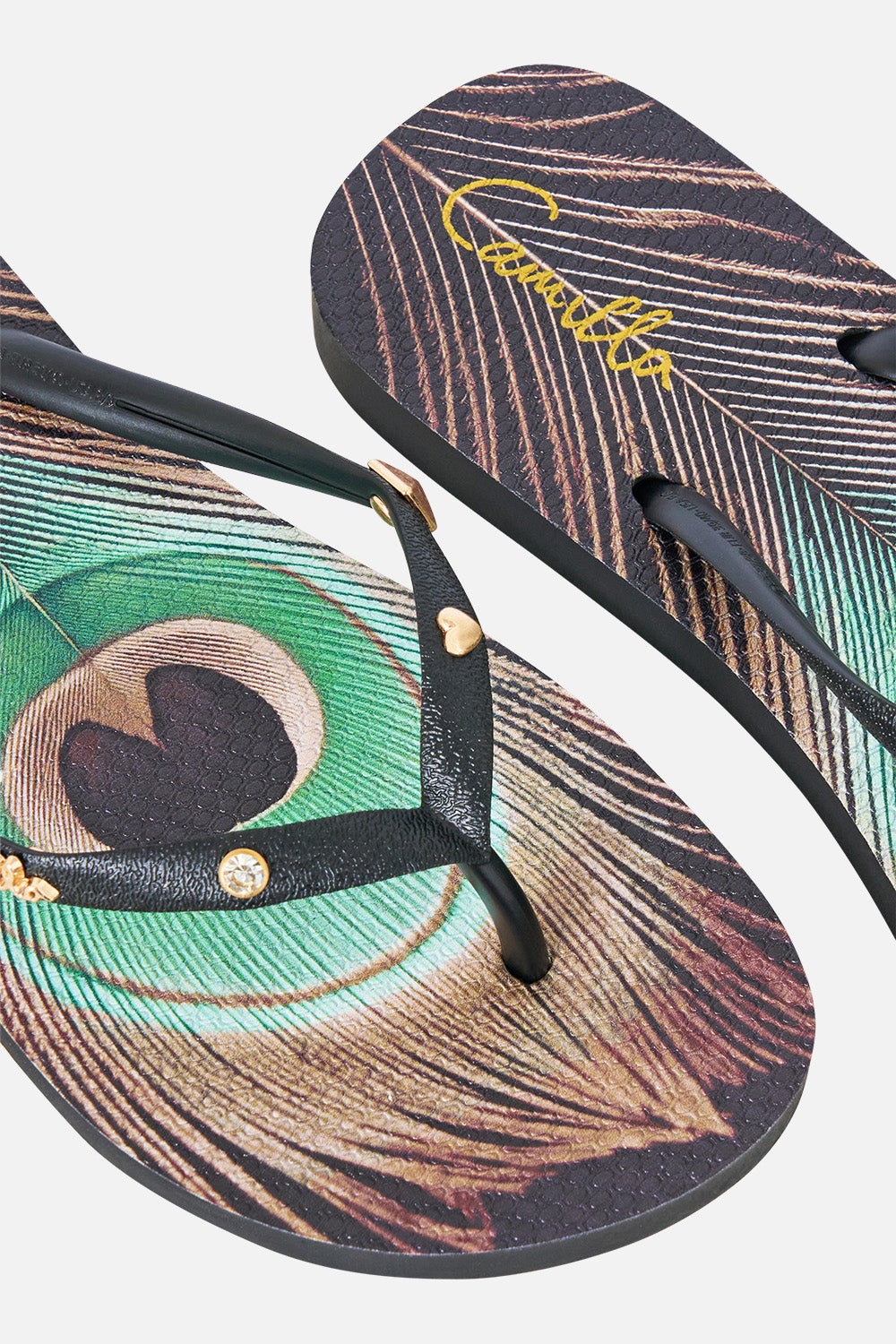 The CAMILLA Thongs in our A Wink to the Wild print.