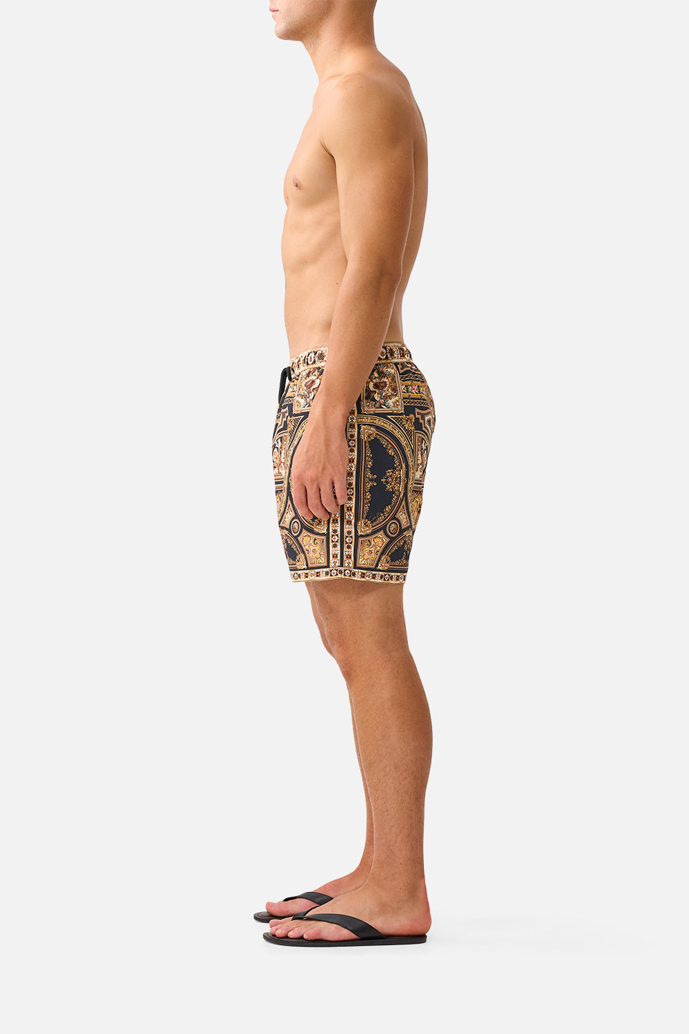 MID LENGTH BOARDSHORT WITH ELASTIC WAIST VERSAILLES OR DIE