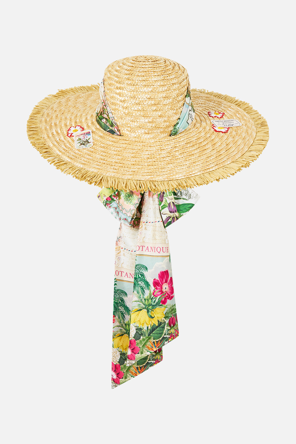 LARGE RAFFIA SUN HAT LA BELLE BOTANIQUE