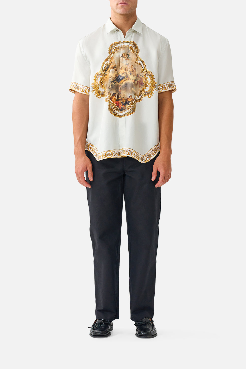 SHORT SLEEVE OVERSIZED SHIRT QUEEN OF BOHEMIA