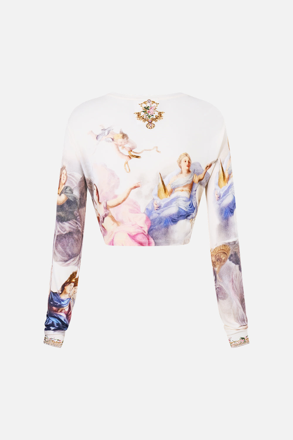 JERSEY LONG SLEEVE TOP WITH HARDWARE A CERTAIN JE NE SAIS QUOI