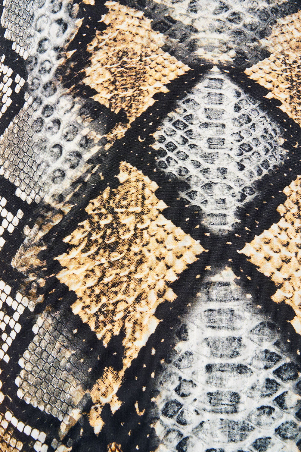 The CAMILLA Deep Cowl Plunge Dress in Print Animalia Heirlooms. Ghost View