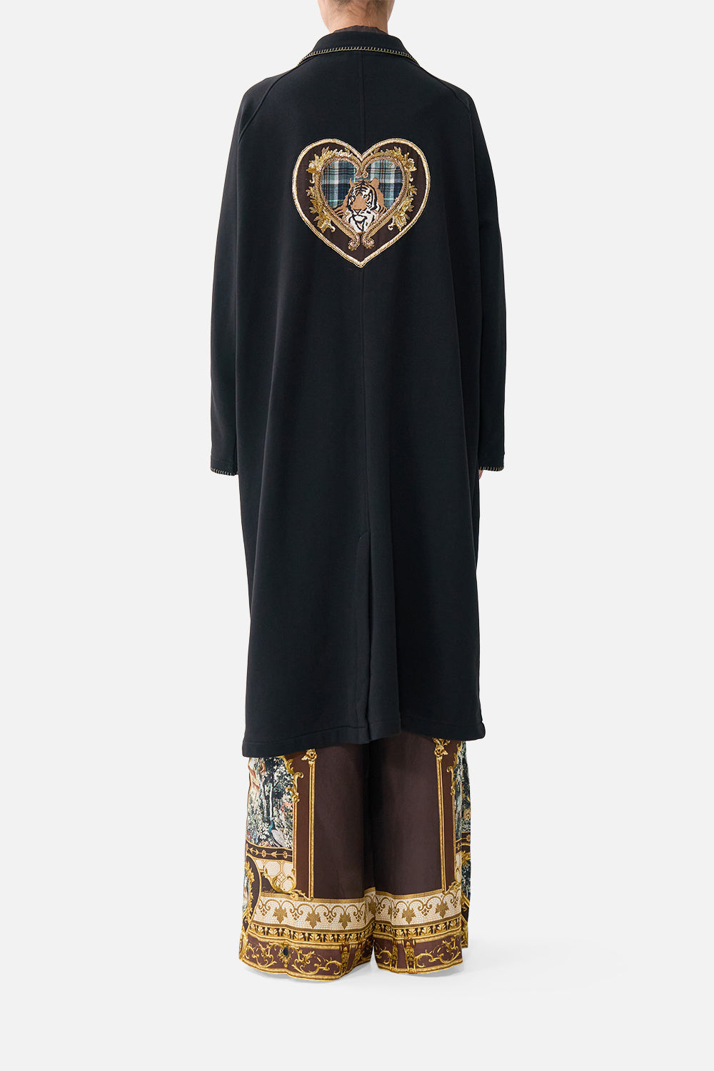The CAMILLA SWEAT-TRENCH COAT ANIMALS IN THE PALACE