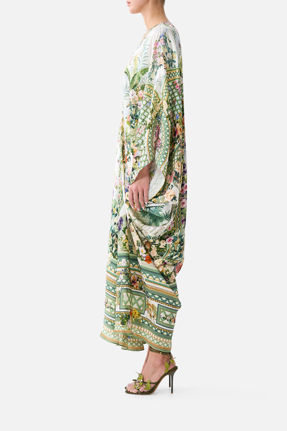 The CAMILLA T SHAPE LONG KAFTAN ART FOR THE EMPRESS