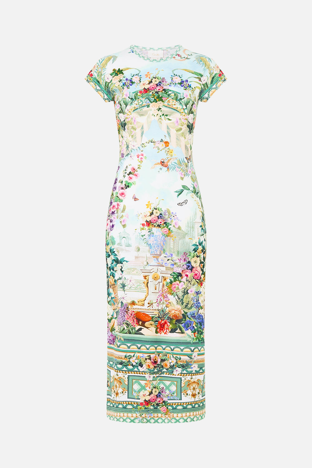 JERSEY  TANK DRESS WITH CAP SLEEVES ART FOR THE EMPRESS