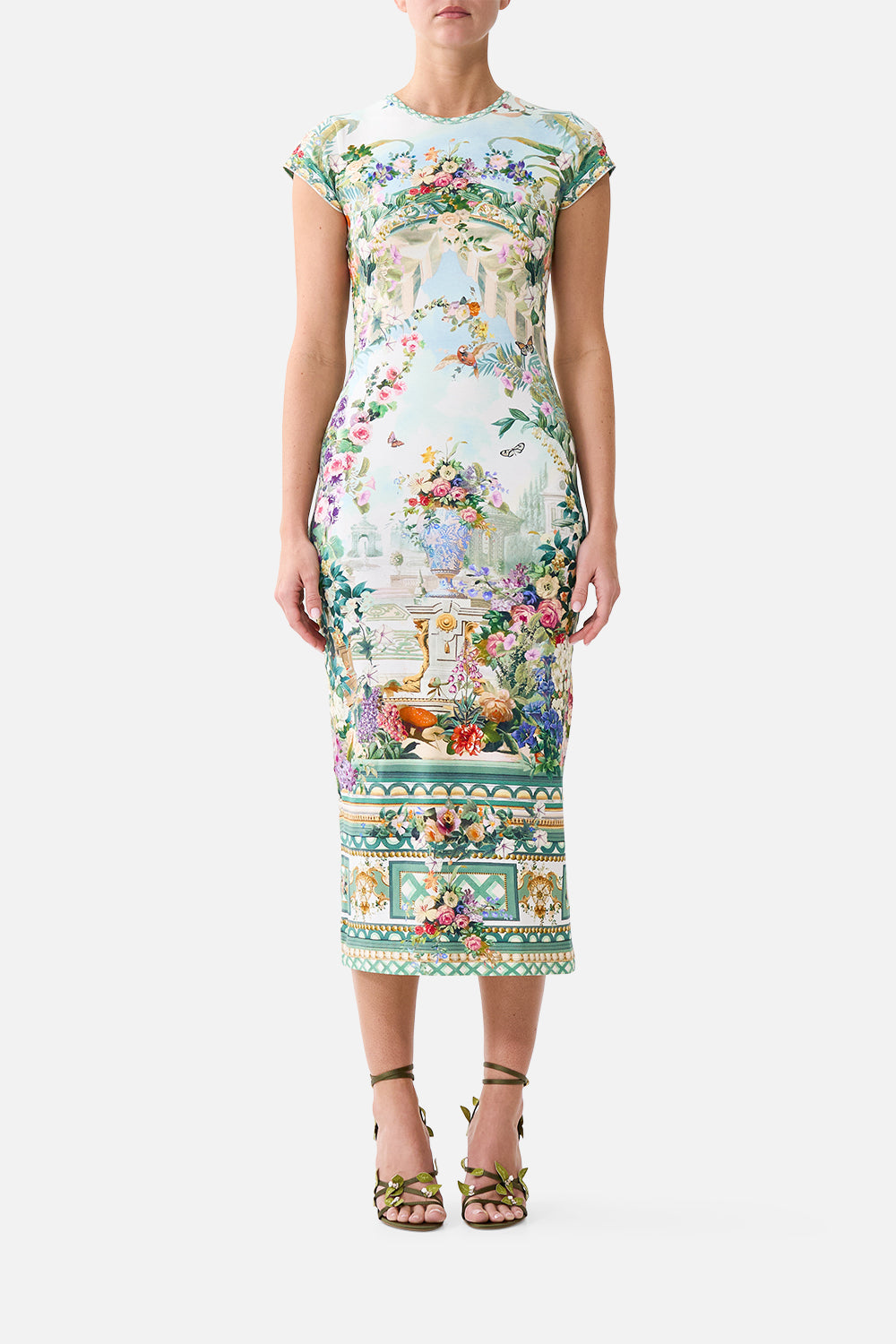 JERSEY  TANK DRESS WITH CAP SLEEVES ART FOR THE EMPRESS