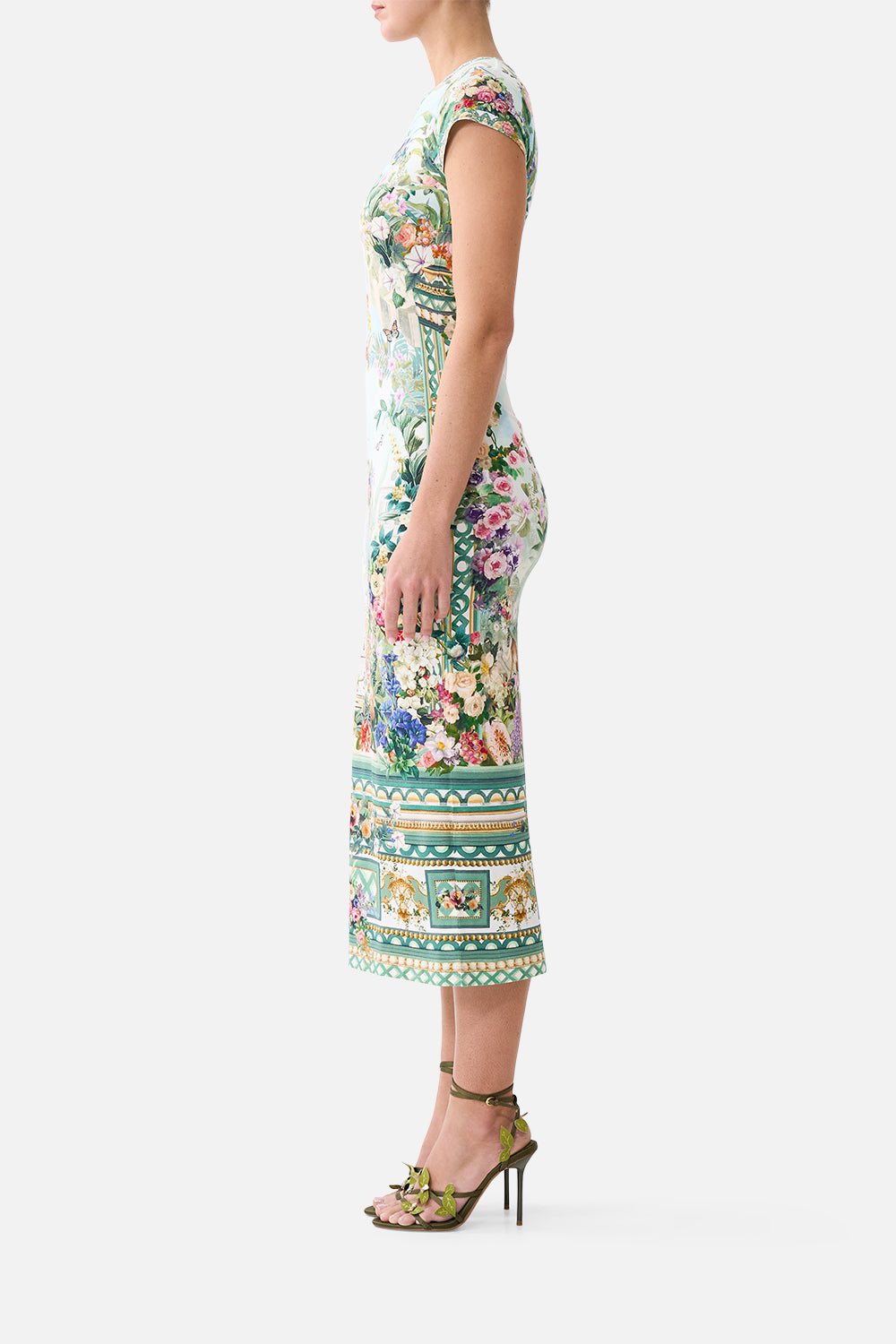 The CAMILLA JERSEY  TANK DRESS WITH CAP SLEEVES ART FOR THE EMPRESS