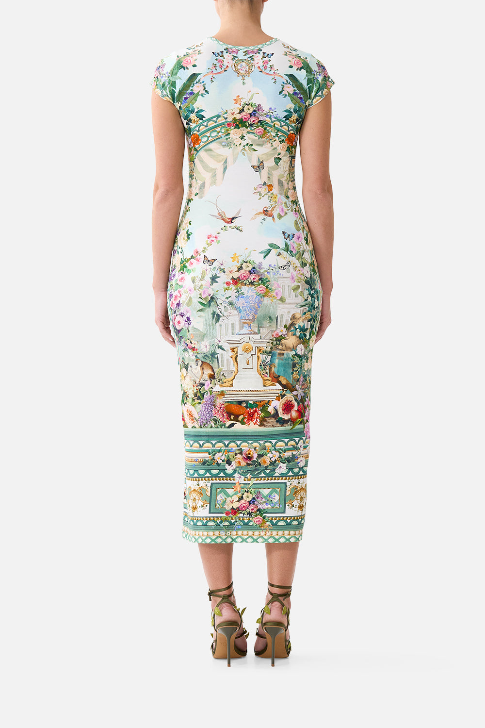 JERSEY  TANK DRESS WITH CAP SLEEVES ART FOR THE EMPRESS