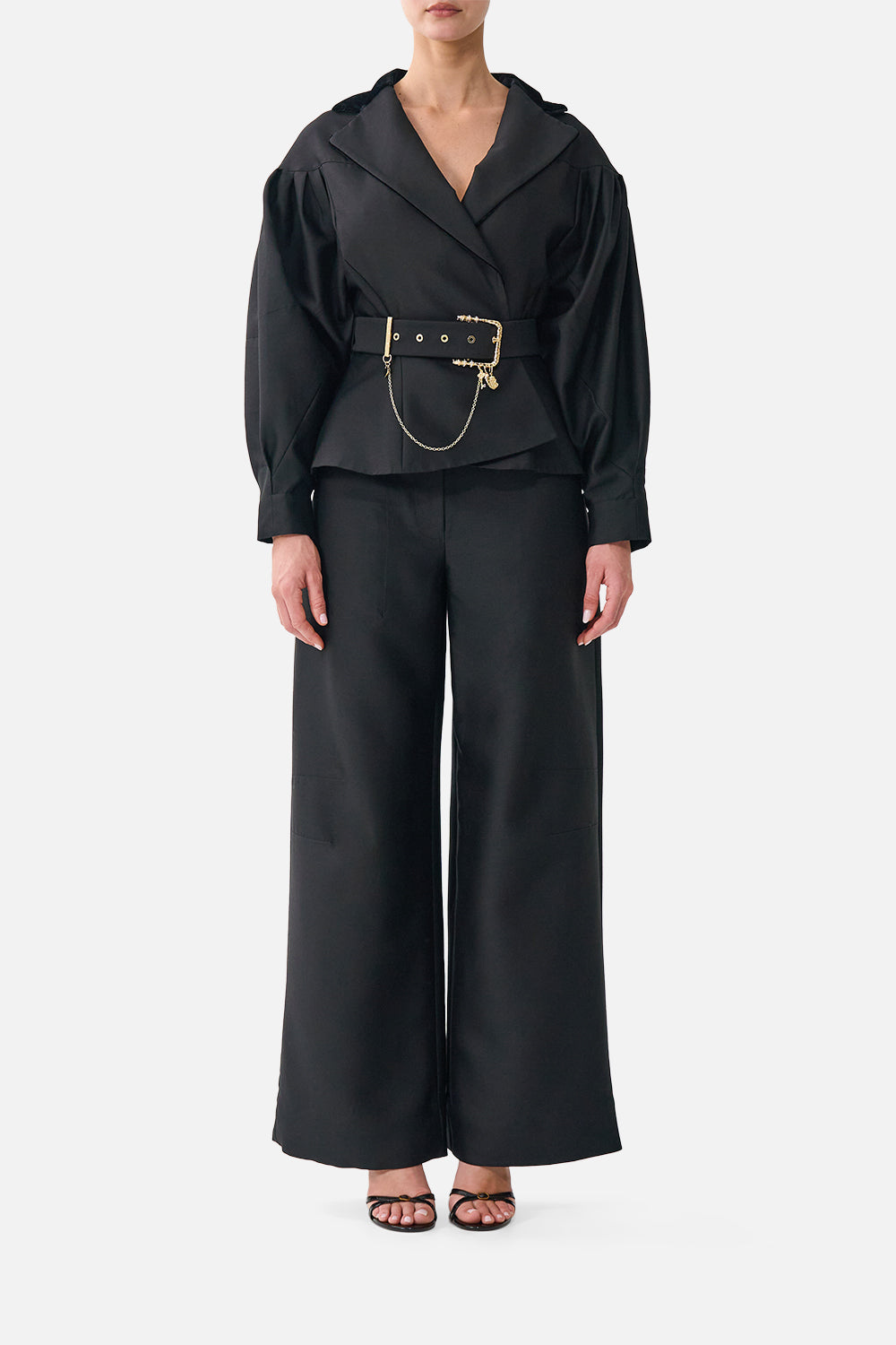 The CAMILLA RELAXED TROUSER WITH BACK YOKE LEOPARD LIBERTINELEOPARD LIBERTINE