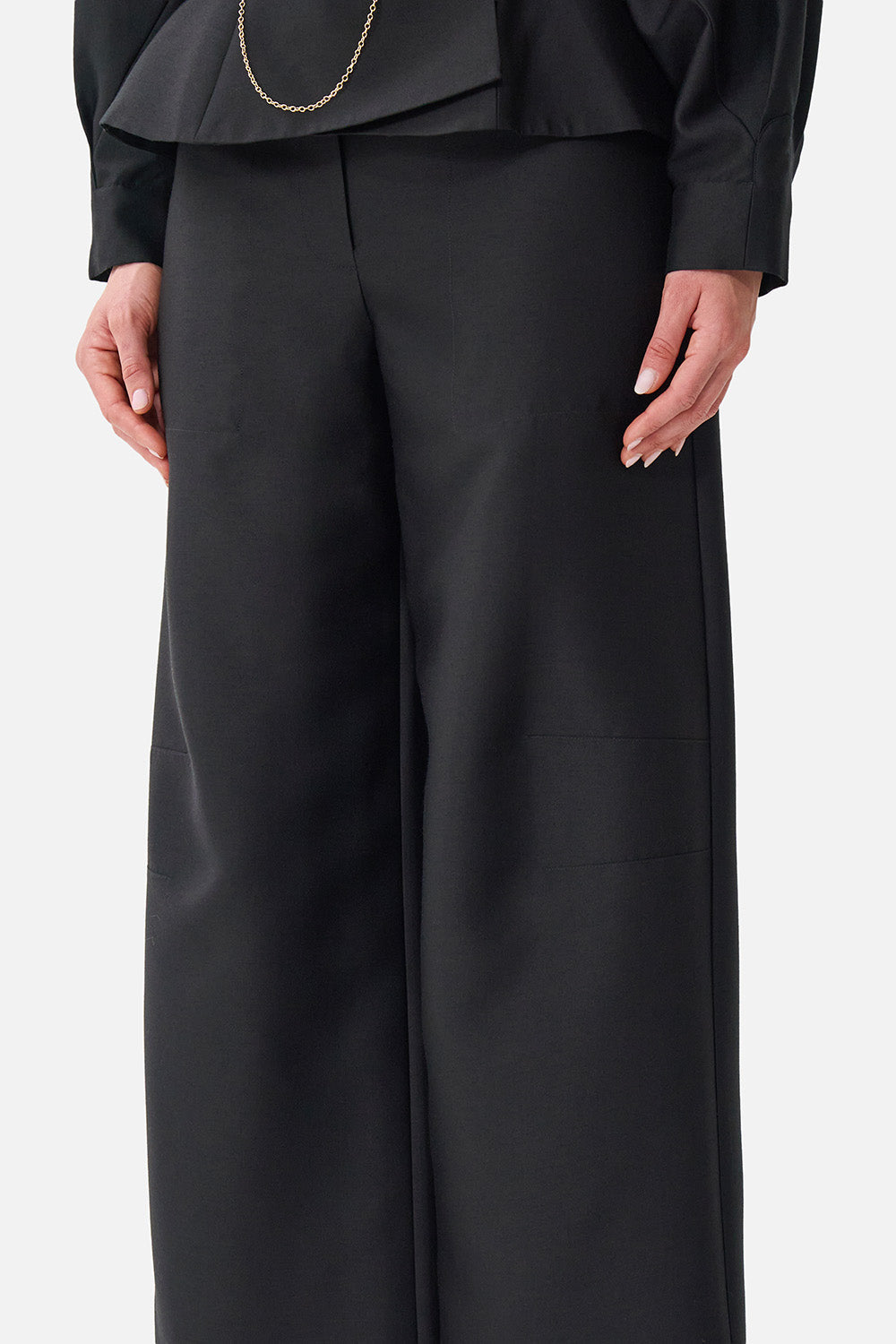 The CAMILLA Relaxed Trouser with Back Yoke Leopard Libertine in our Leopard Libertine print.