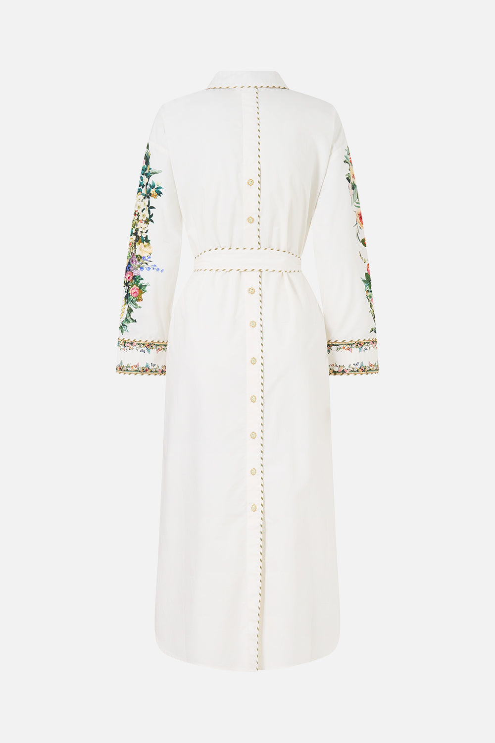 ROBE CHEMISE AVEC BOUTONS DÉCORATIFS AU DOS ART FOR THE EMPRESS