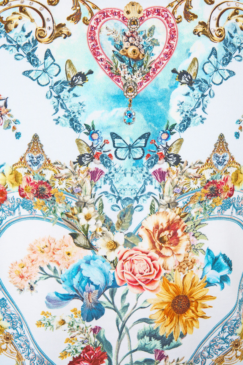 SLIM FIT ROUND NECK T-SHIRT SEVILLE SWEETHEART