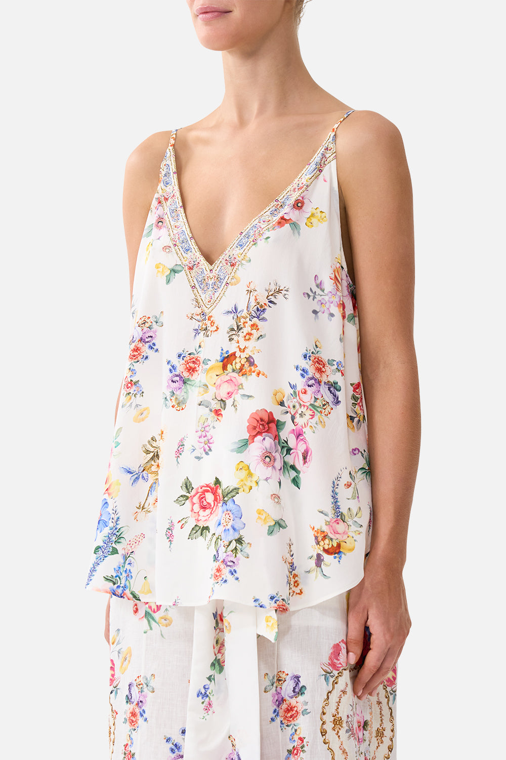 V NECK CAMI I LEFT MY HEART IN GRANADA