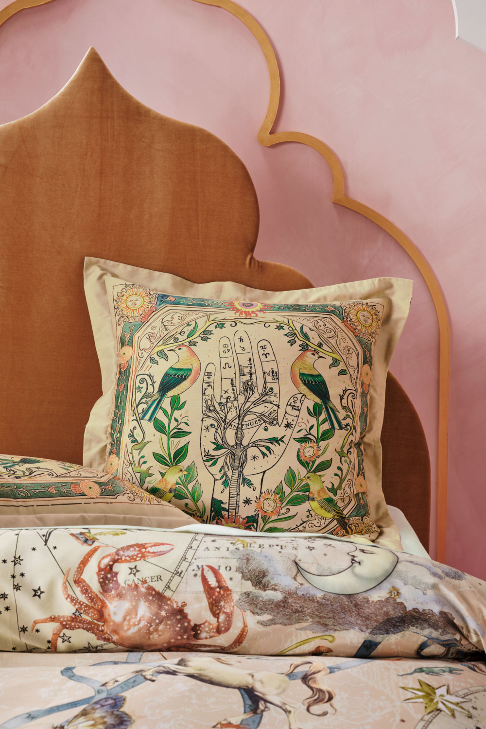 The CAMILLA FLARED JUMPSUIT THE ARCHITECTS OF ALCÁZAR in our  print.