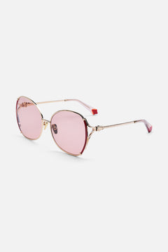 LADY LIBERTINE SUNGLASSES GOLD / BURGUNDY