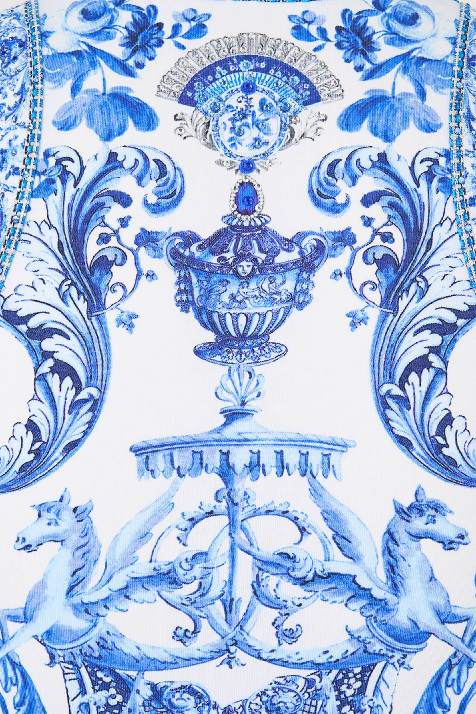 ROBE DÉBARDEUR EN JERSEY CÉRAMIQUE PANORAMIQUE