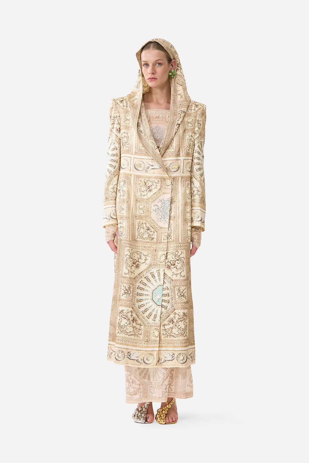 LONG MANTEAU À CAPUCHE LE BOUDOIR ADORÉ