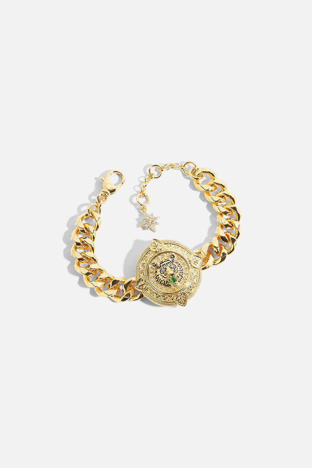 The CAMILLA Imperial Idol Jaggi Bracelet in gold.