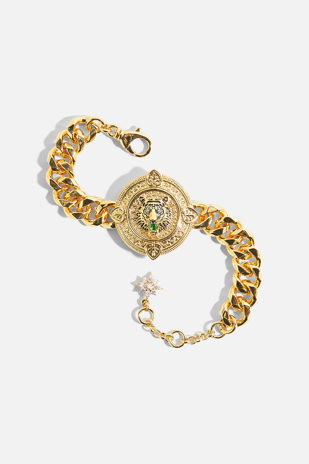 The CAMILLA Imperial Idol Jaggi Bracelet in gold.