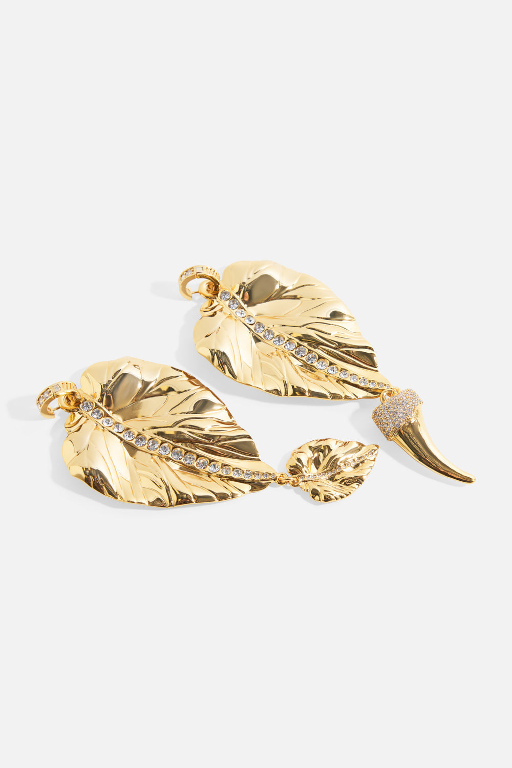The CAMILLA Gilded Realms Earrings in gold.