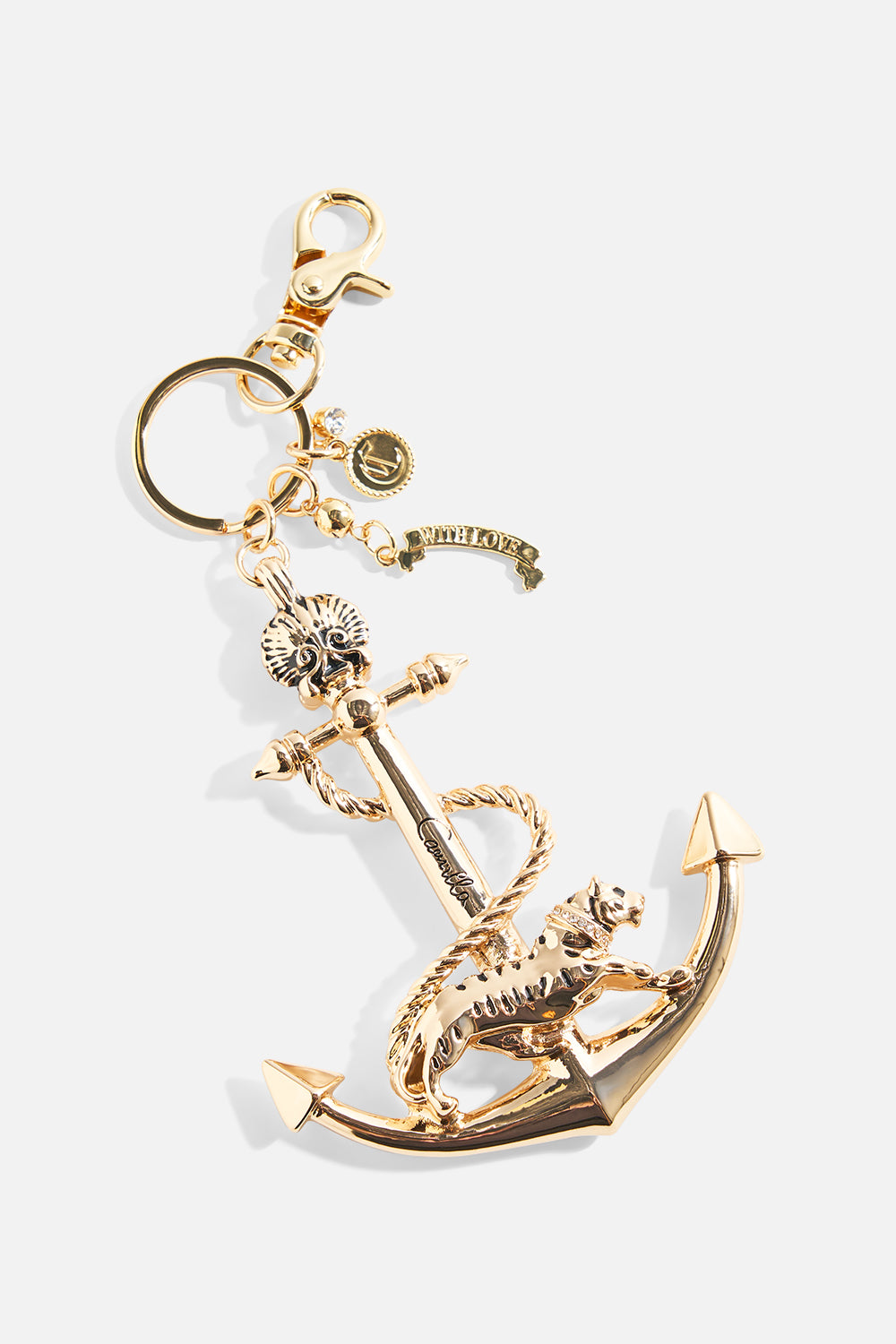 METAL KEYRING GOLD
