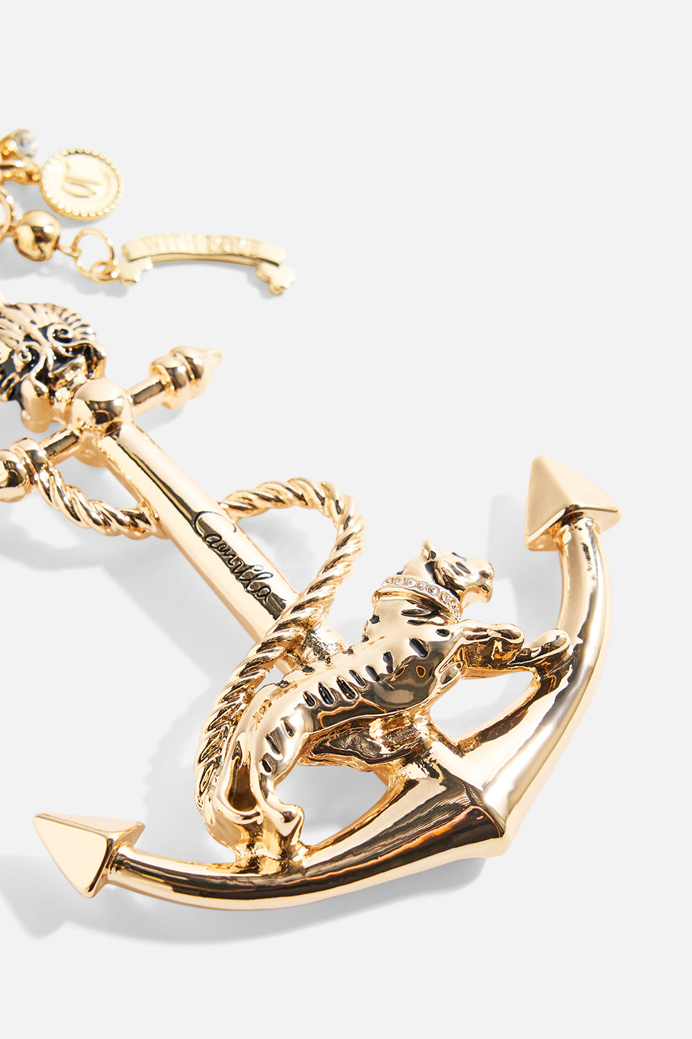 METAL KEYRING GOLD