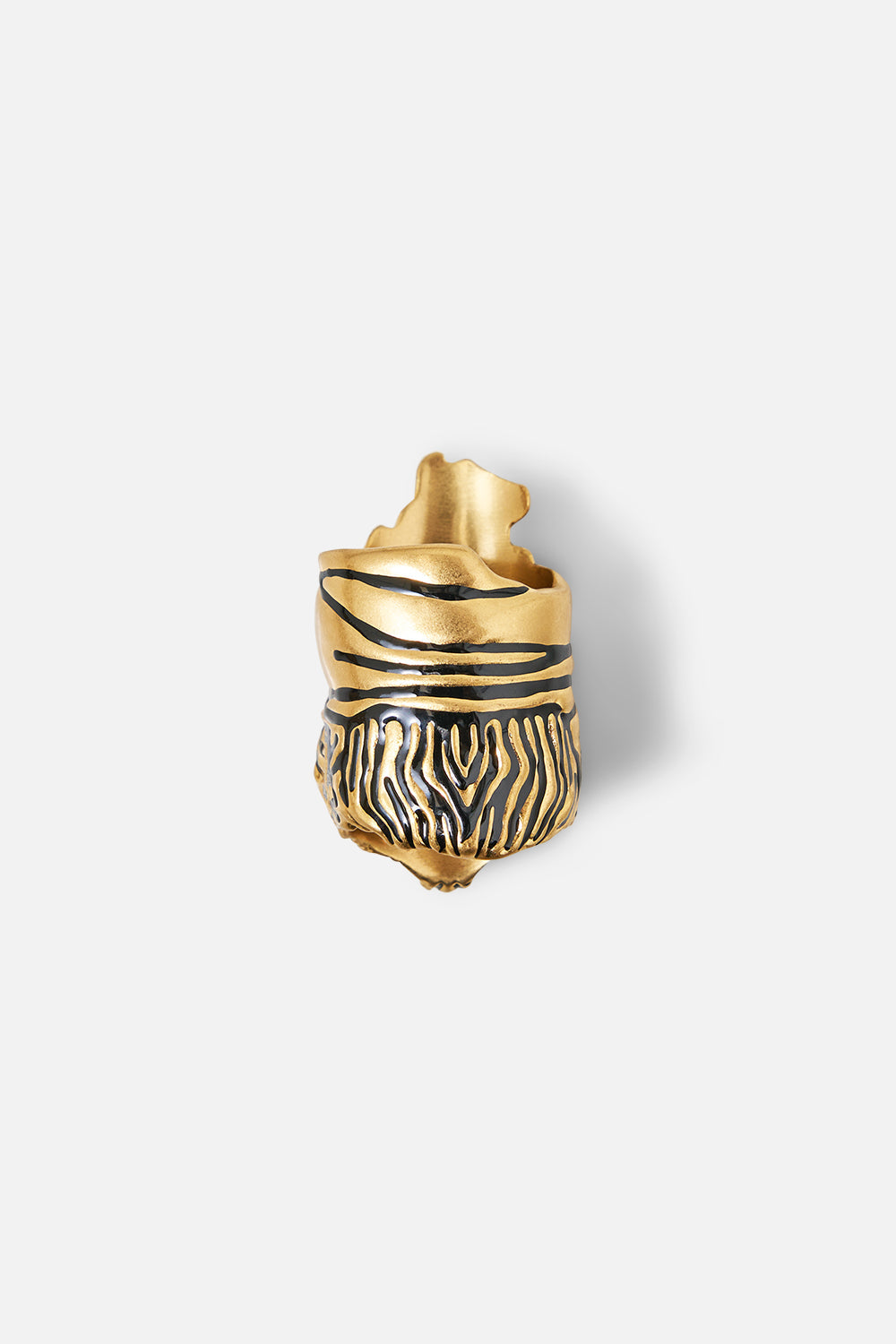 METAL SCARF RING GOLD