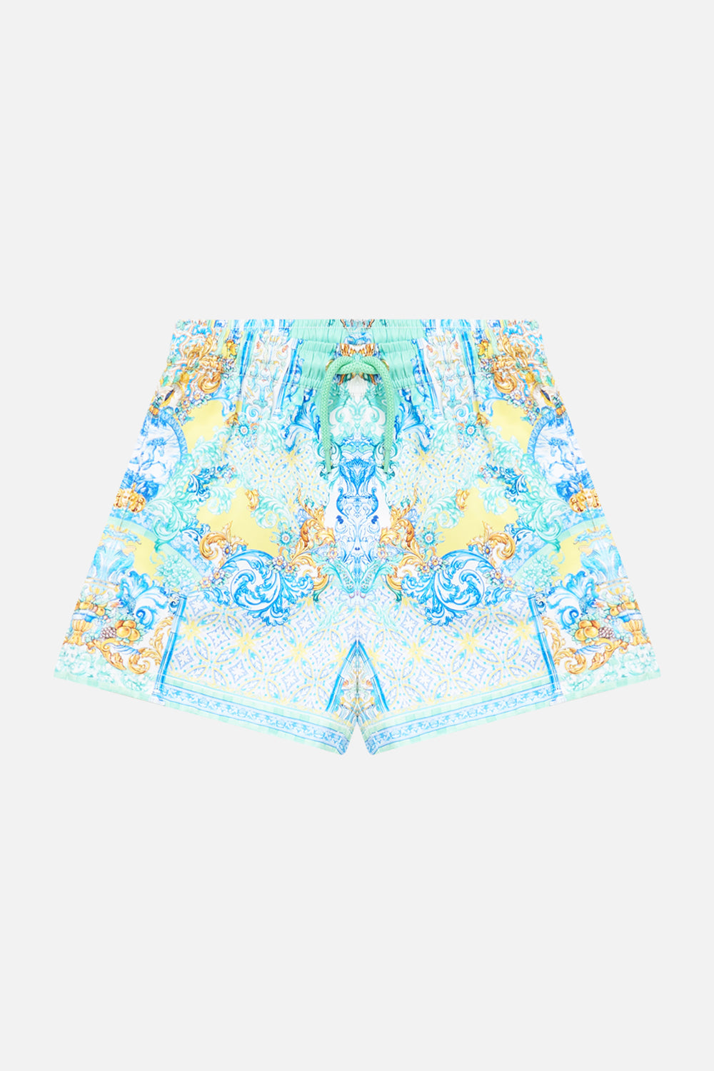 The CAMILLA LONG SLEEVE OVERSIZED SHIRT WITH POCKET WANDERLUST EMPIRE in our WANDERLUST EMPIRE print.
