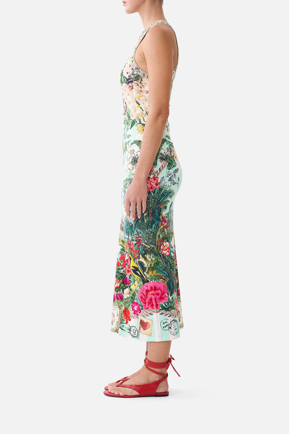 JERSEY TANK DRESS LA BELLE BOTANIQUE