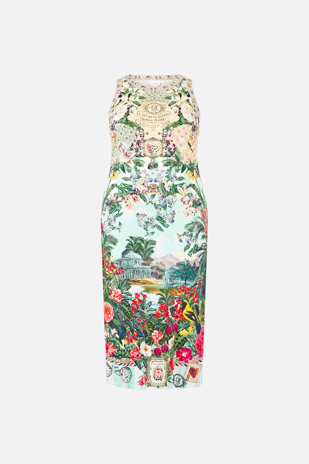 JERSEY TANK DRESS LA BELLE BOTANIQUE