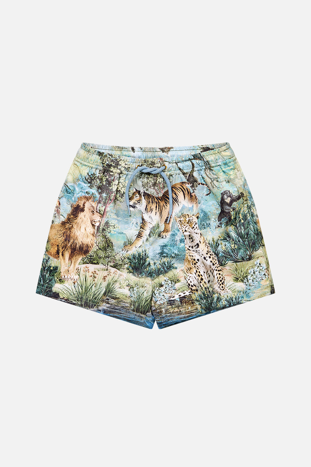 SHORT DE BAIN MI-LONG GARÇON AVEC TAILLE ÉLASTIQUE ANIMALS IN THE PALACE
