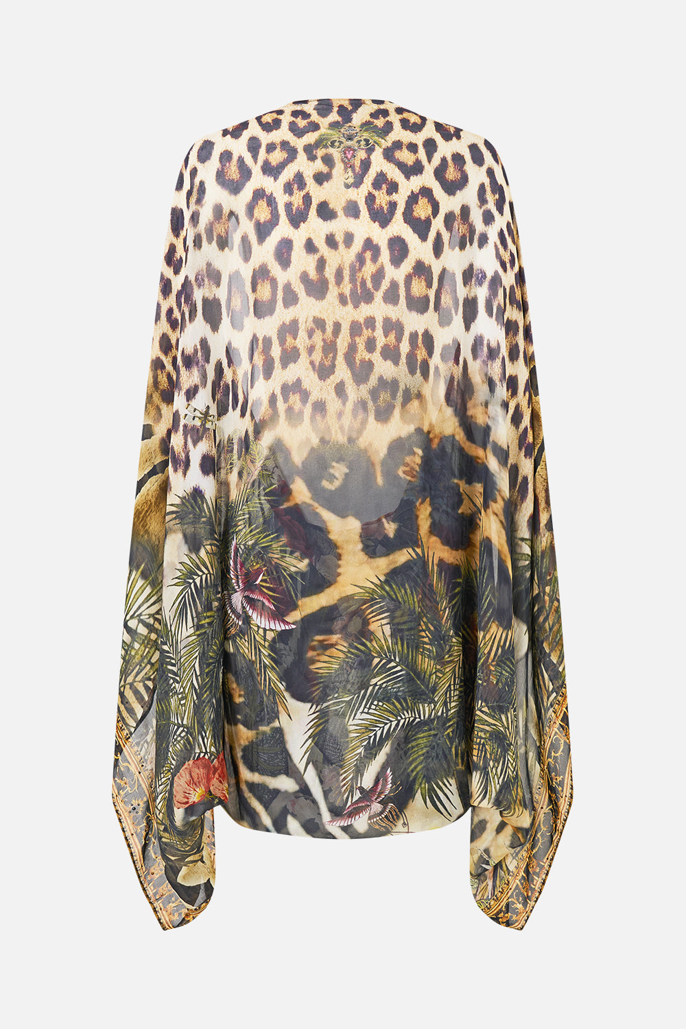 The CAMILLA SILK CHIFFON SHRUG LEOTIGRA LAND
